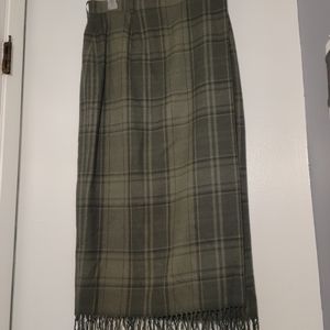 Ralph Lauren Green plad skirt size 16